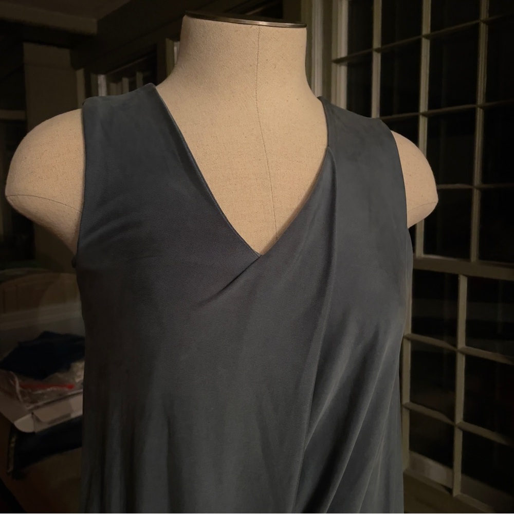 Cynthia Rowley Sage Green Cupro Wrap Dress 🌿Extra Small NWOT 🔥🔥 - Picture 10 of 14